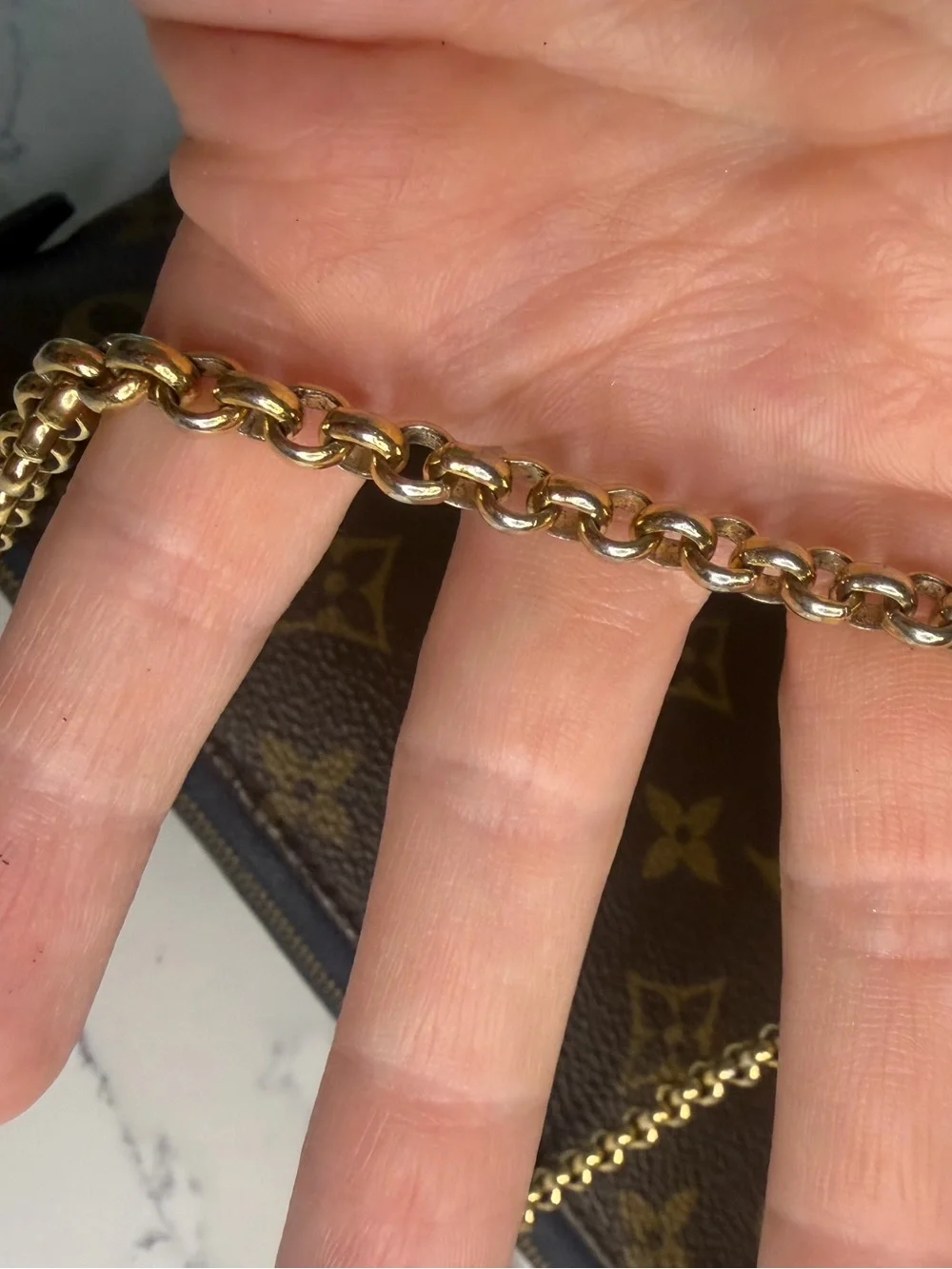 Authentic Louis Vuitton Pallas Clutch – Monogram – 2017 comes with printed COA